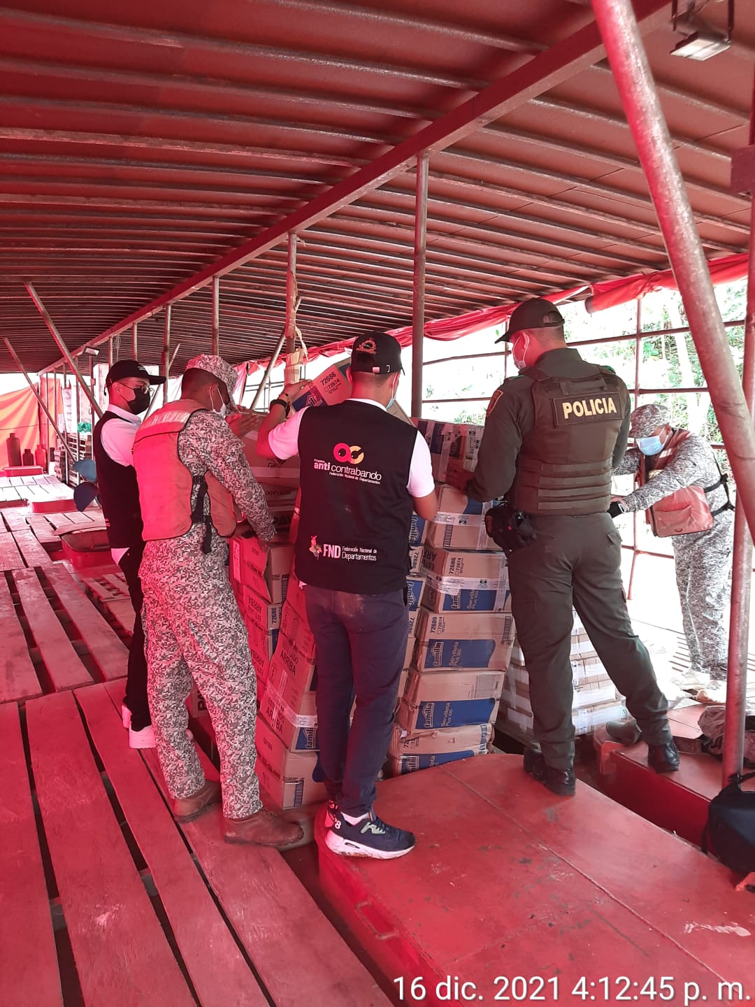 Acciones contundentes contra el contrabando y la evasión