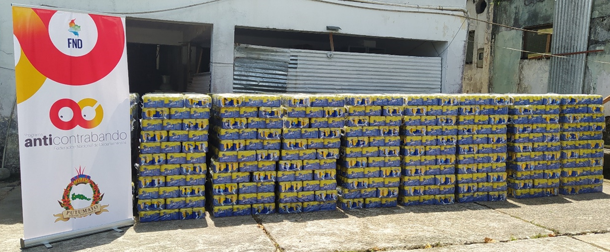 Aprehensión de productos evasores del impuesto al consumo.