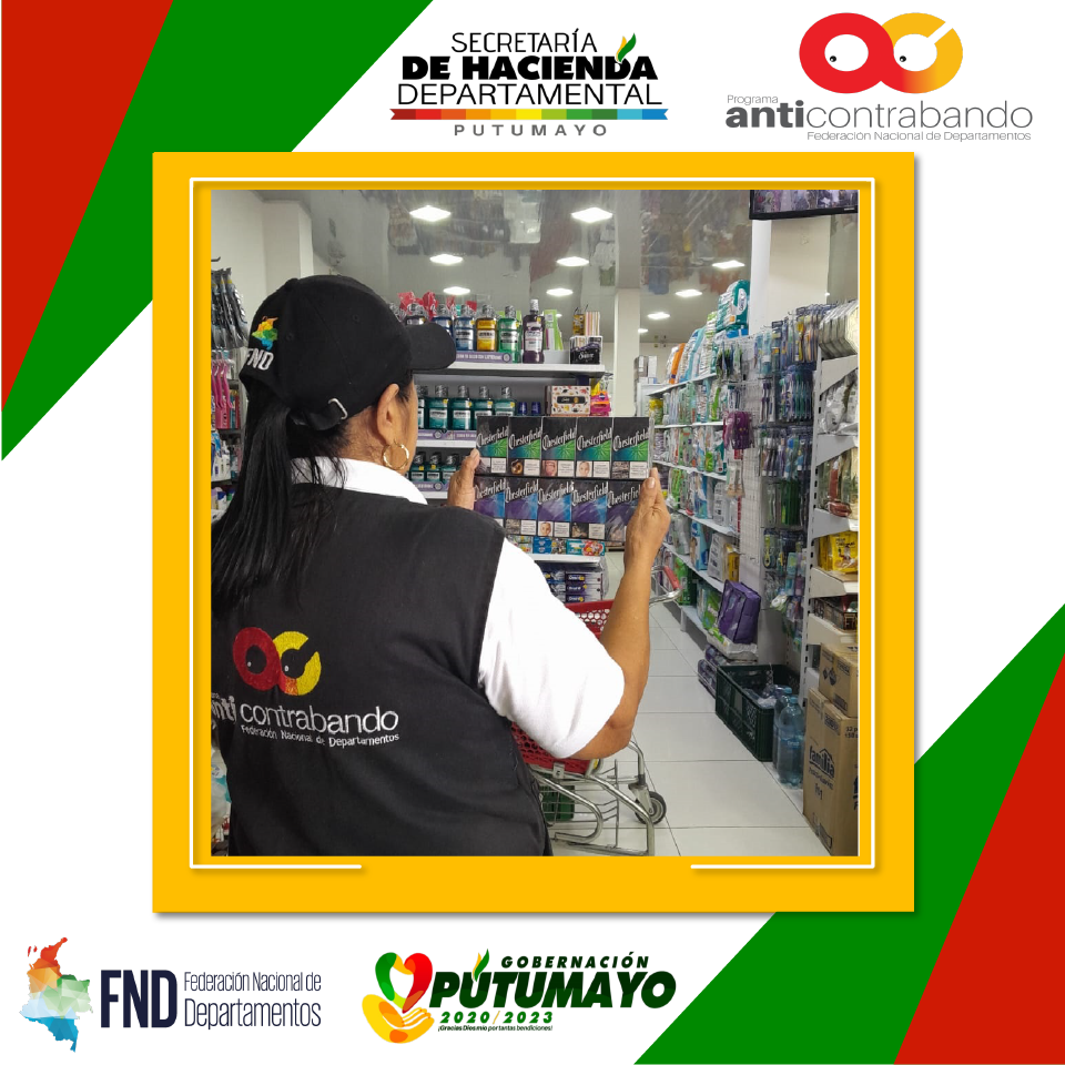 El grupo operativo anticontrabando busca evitar la comercialización de cigarrillos y licores de contrabando