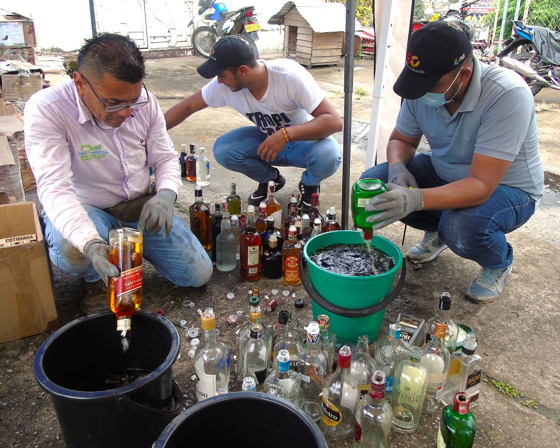 Destrucción de productos evasores del impuesto al consumo