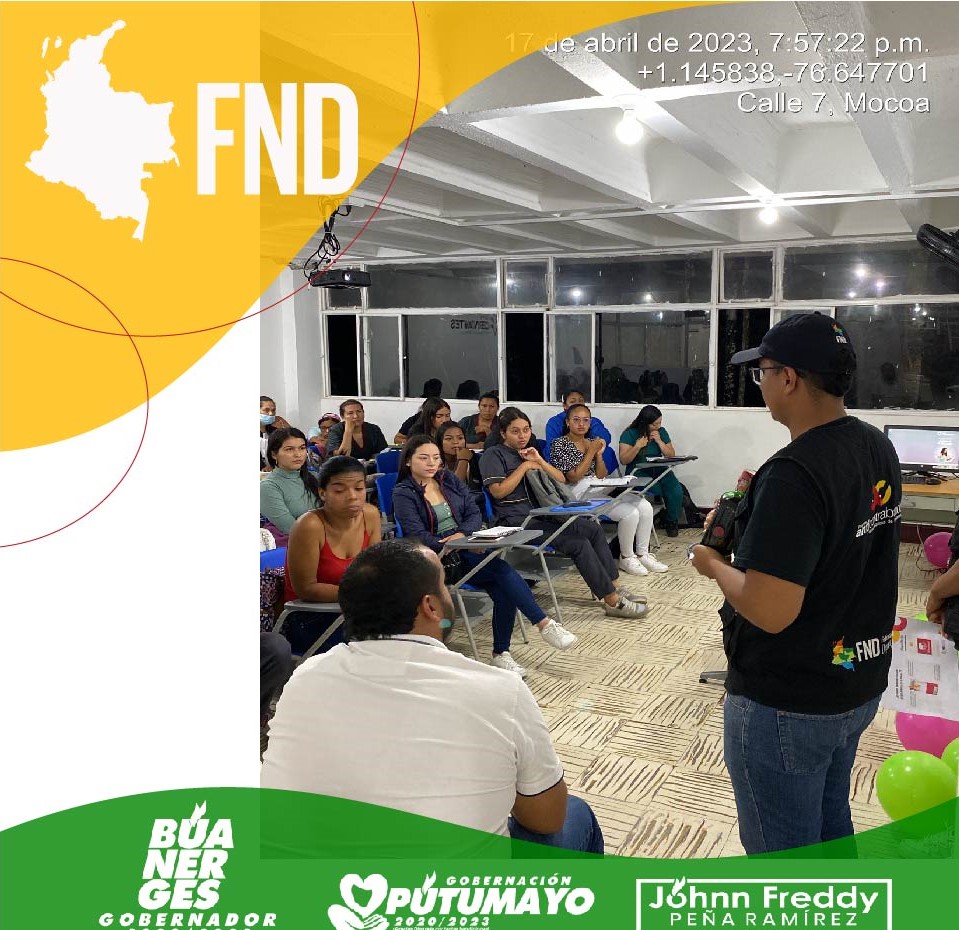 Actividades de sensibilización con jóvenes en Mocoa