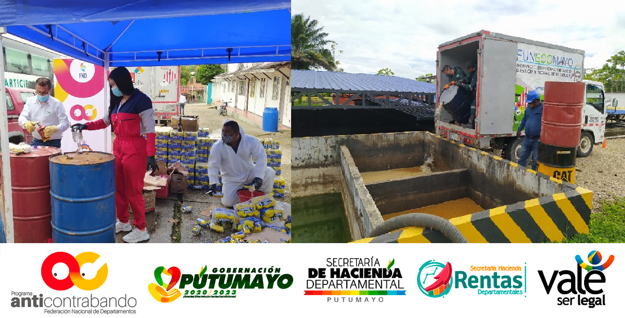 Destrucción de productos decomisados