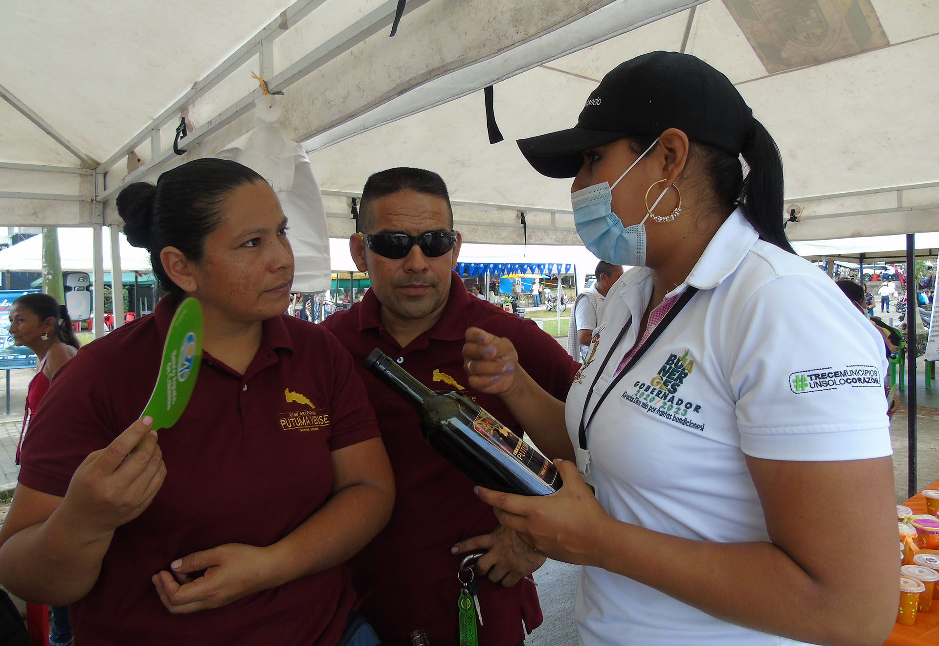 Secretaria de Hacienda Departamental, participó en la Feria del Chontaduro, en Villagarzón.